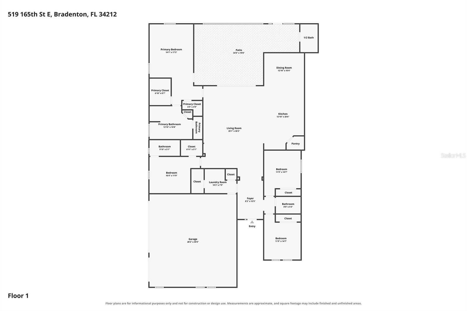 519 165TH STREET E, Bradenton, FL 34212 519 165TH STREET E, Bradenton, FL 34212