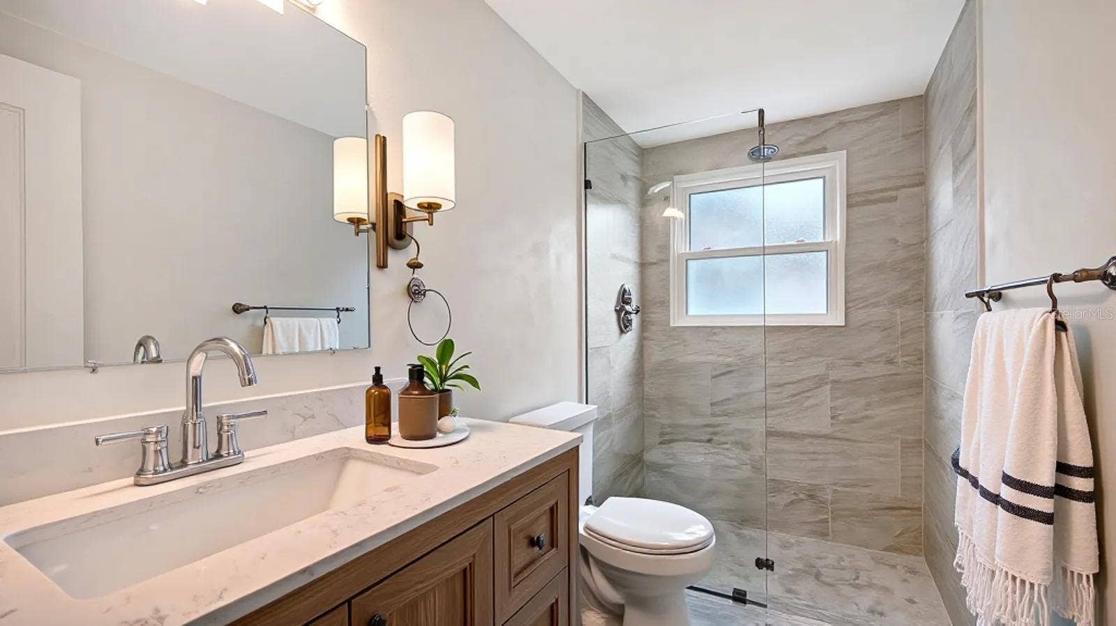 Staged Guest Bathroom