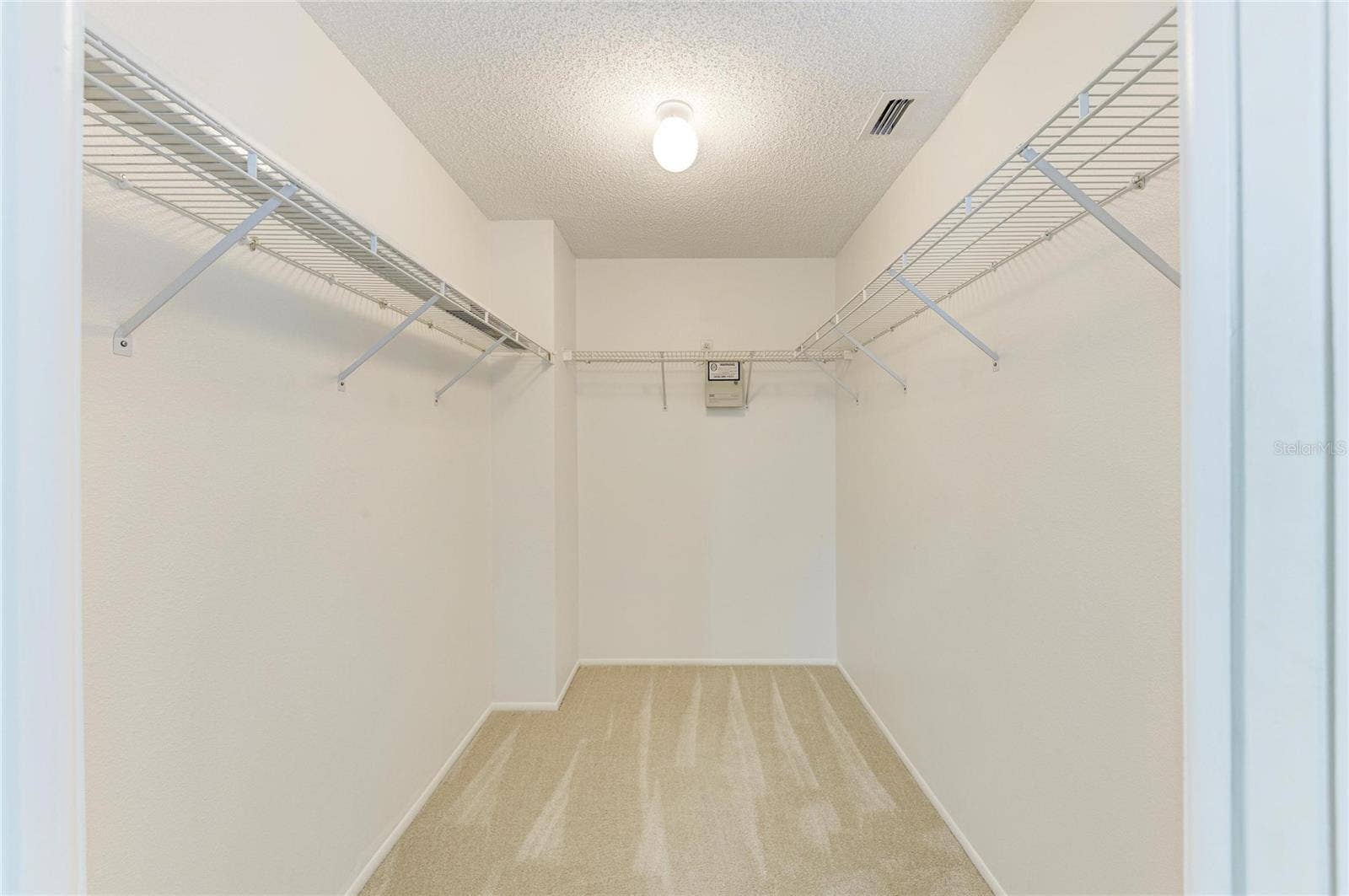 Primary closet