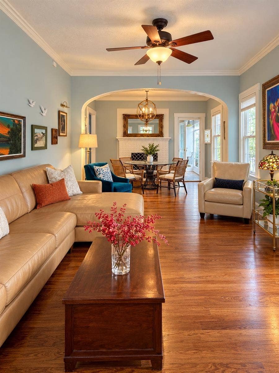 1777 ALTA VISTA STREET, Sarasota, FL 34236 Living Room - Virtually Staged