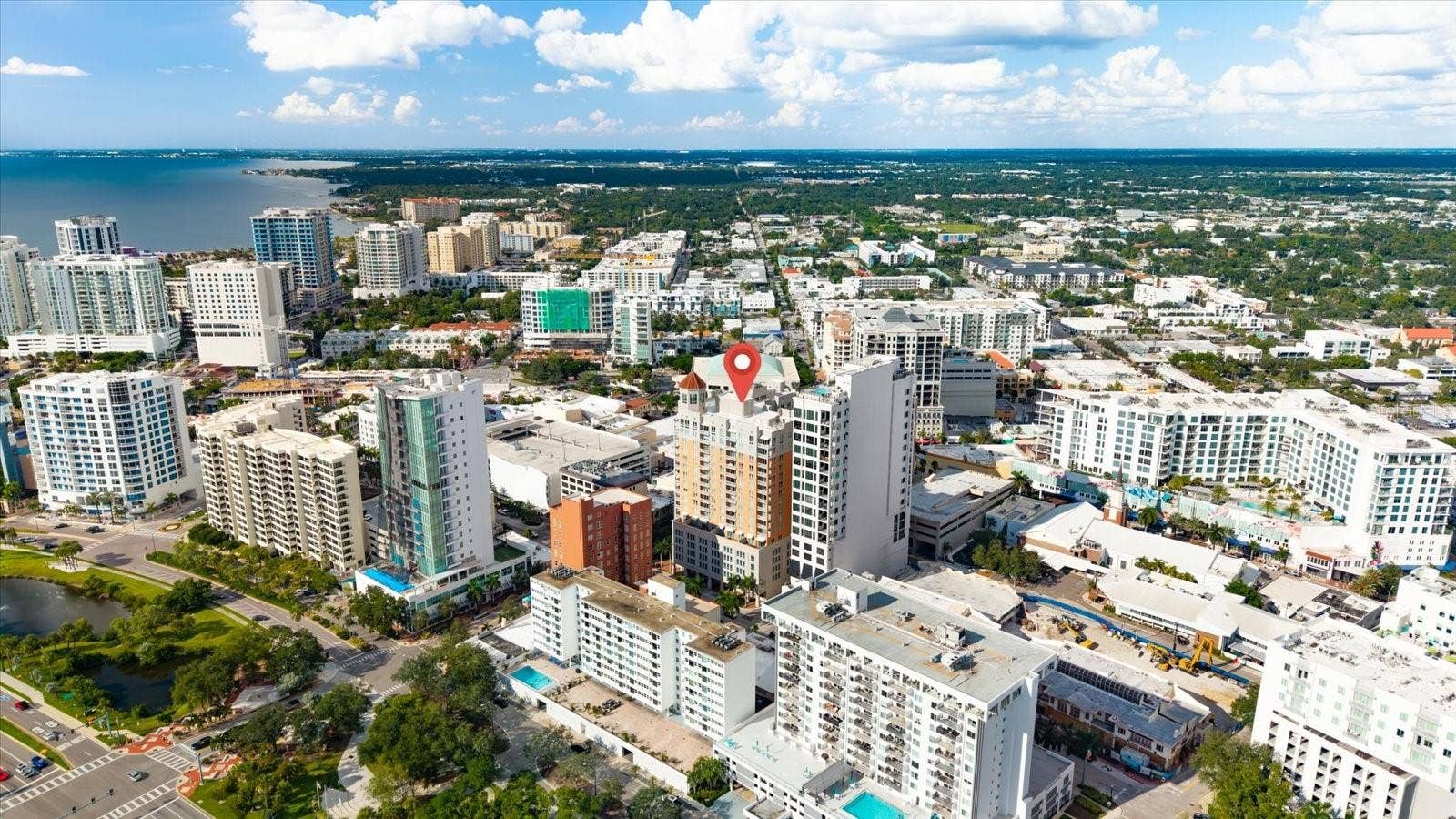 1350 MAIN STREET, #1703, Sarasota, FL 34236 Aerial view