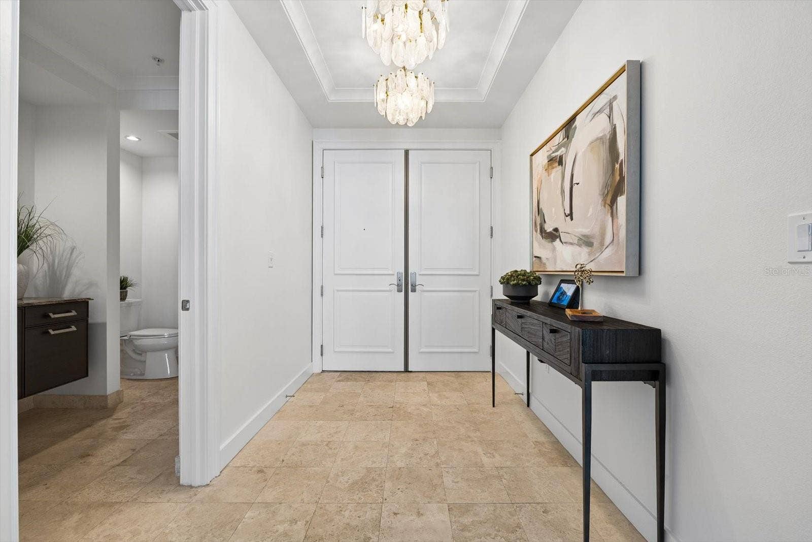 1350 MAIN STREET, #1703, Sarasota, FL 34236 Double door front hallway entry