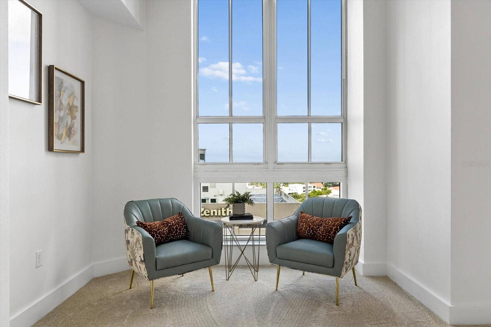 1350 MAIN STREET, #1703, Sarasota, FL 34236 Sitting/office area in the primary bedroom