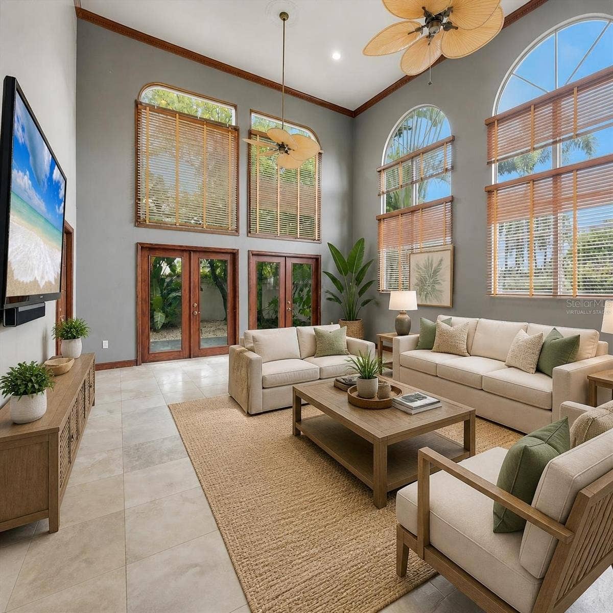 1800 ALTA VISTA STREET, Sarasota, FL 34236 Living Room - Virtually Staged