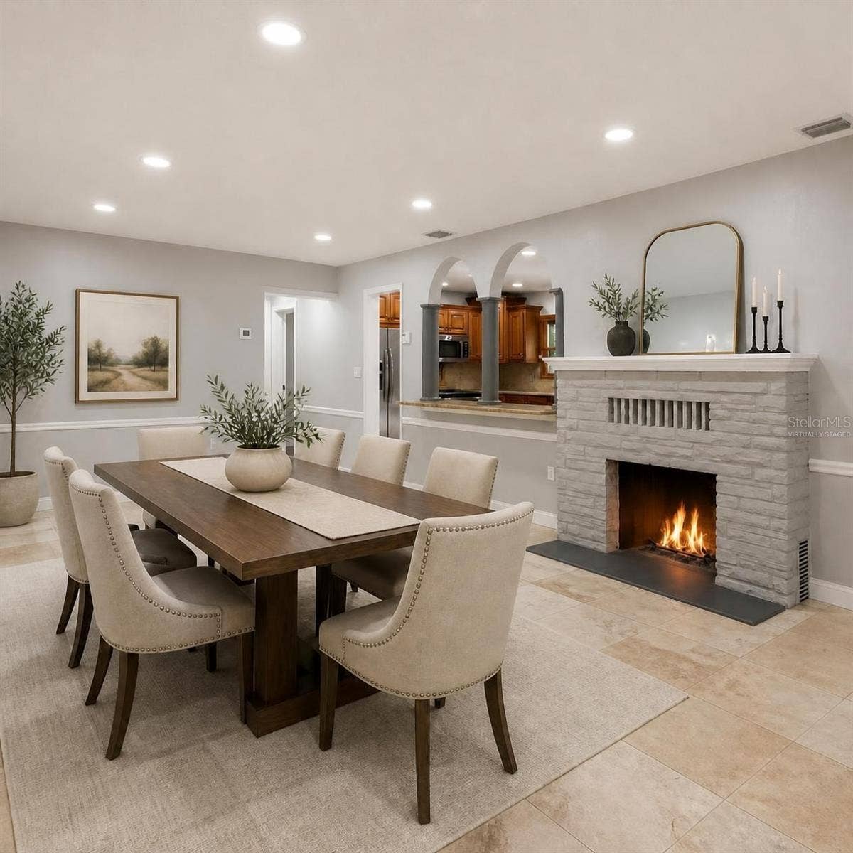 1800 ALTA VISTA STREET, Sarasota, FL 34236 Dining Room - Virtually Staged