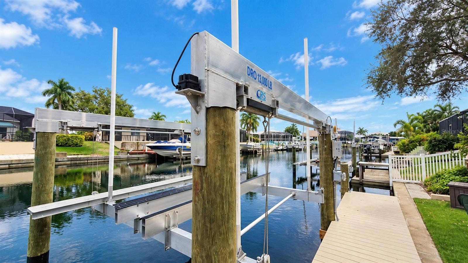 4907 CORAL BOULEVARD, Bradenton, FL 34210 New 13,000 Boat Lift