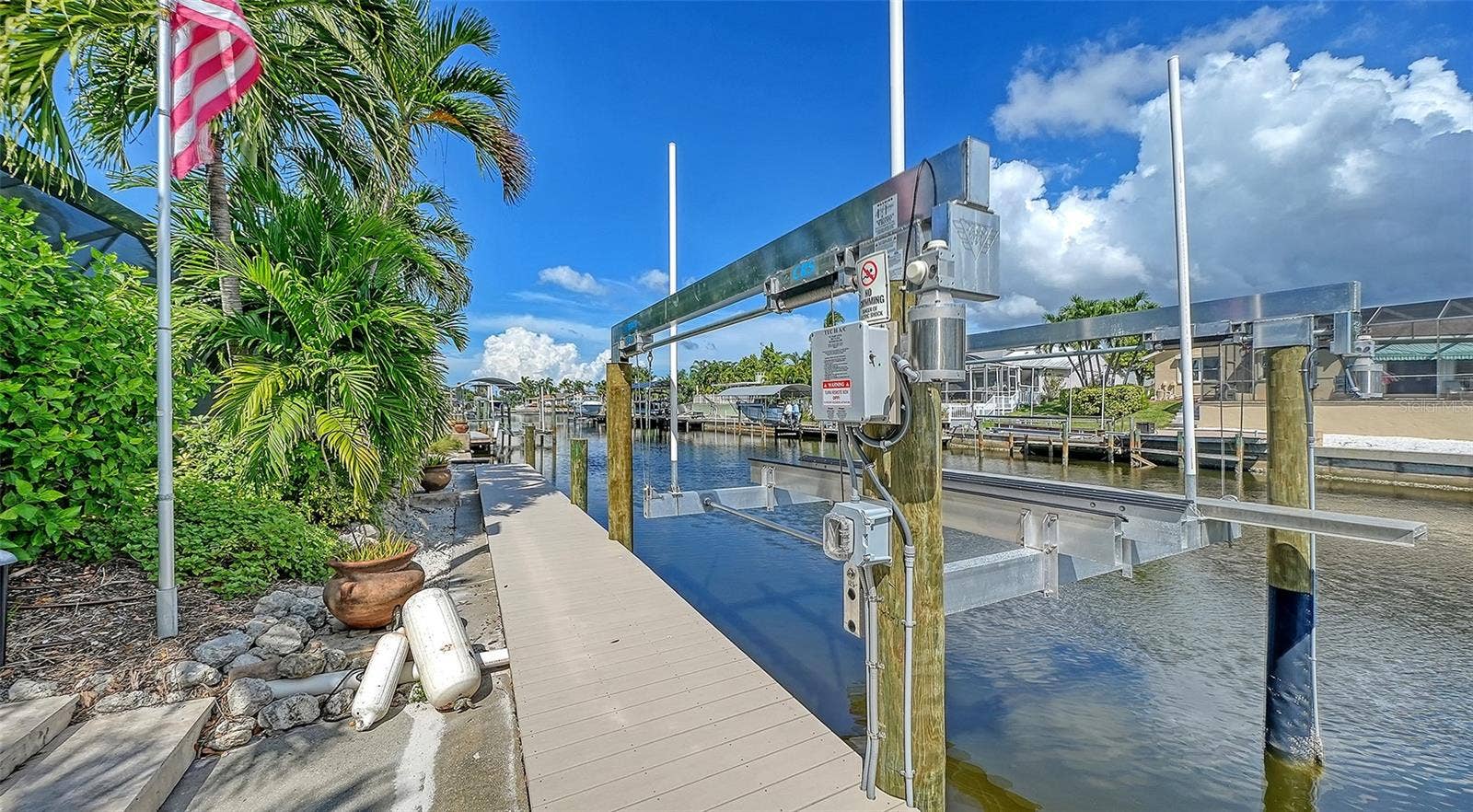 4907 CORAL BOULEVARD, Bradenton, FL 34210 Keep boating adventures close with your waterfront dock and lift.