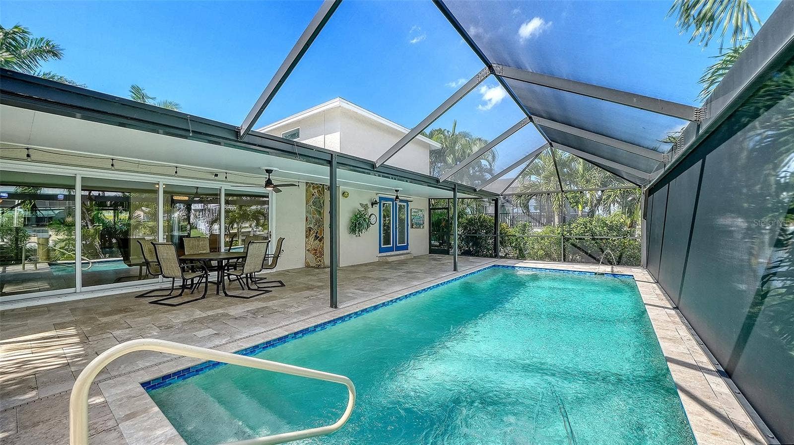4907 CORAL BOULEVARD, Bradenton, FL 34210 A refreshing pool just steps from the home.