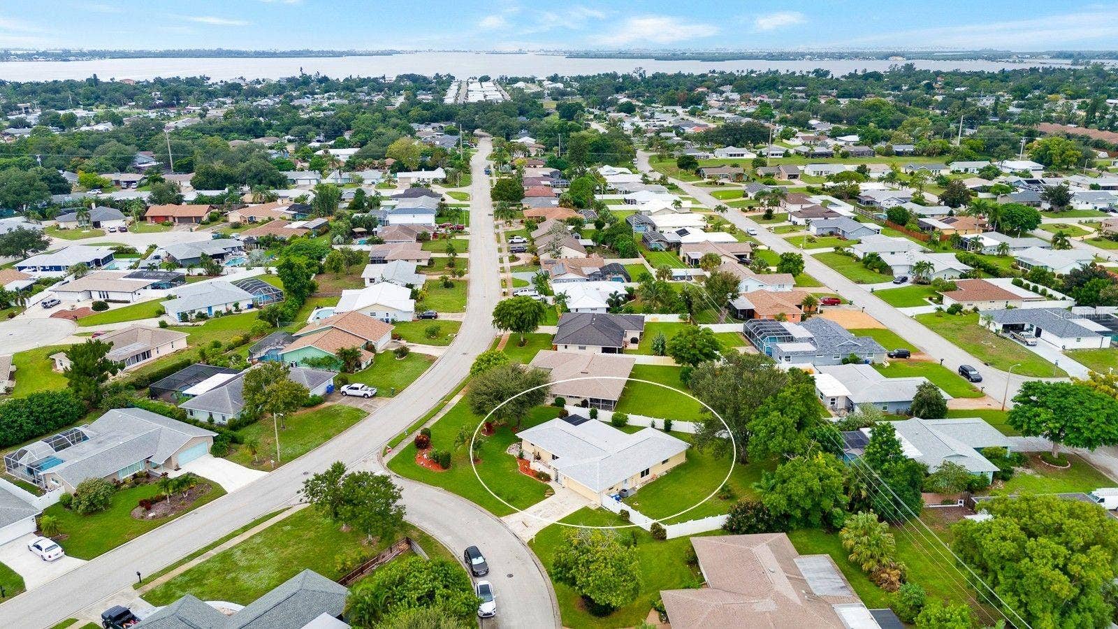 6806 21ST AVENUE TERRACE W, Bradenton, FL 34209 Neighborhood view with corner lot circled