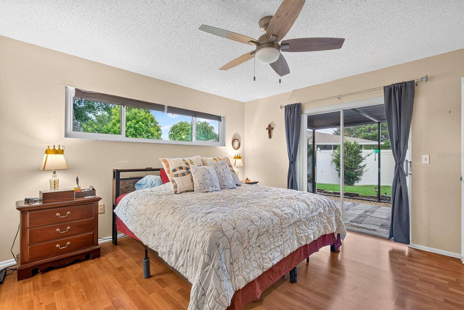 6806 21ST AVENUE TERRACE W, Bradenton, FL 34209 Master Bedroom with sliders to backyard
