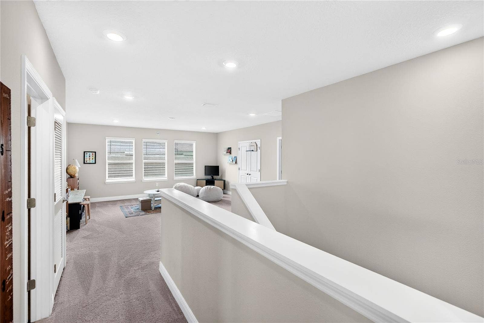 Overlooking loft area