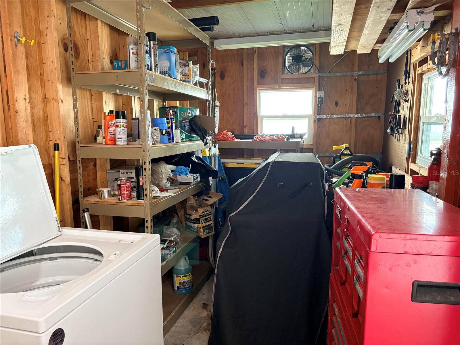 3062 ARTESIAN LANE, North Fort Myers, FL 33917 shed inside