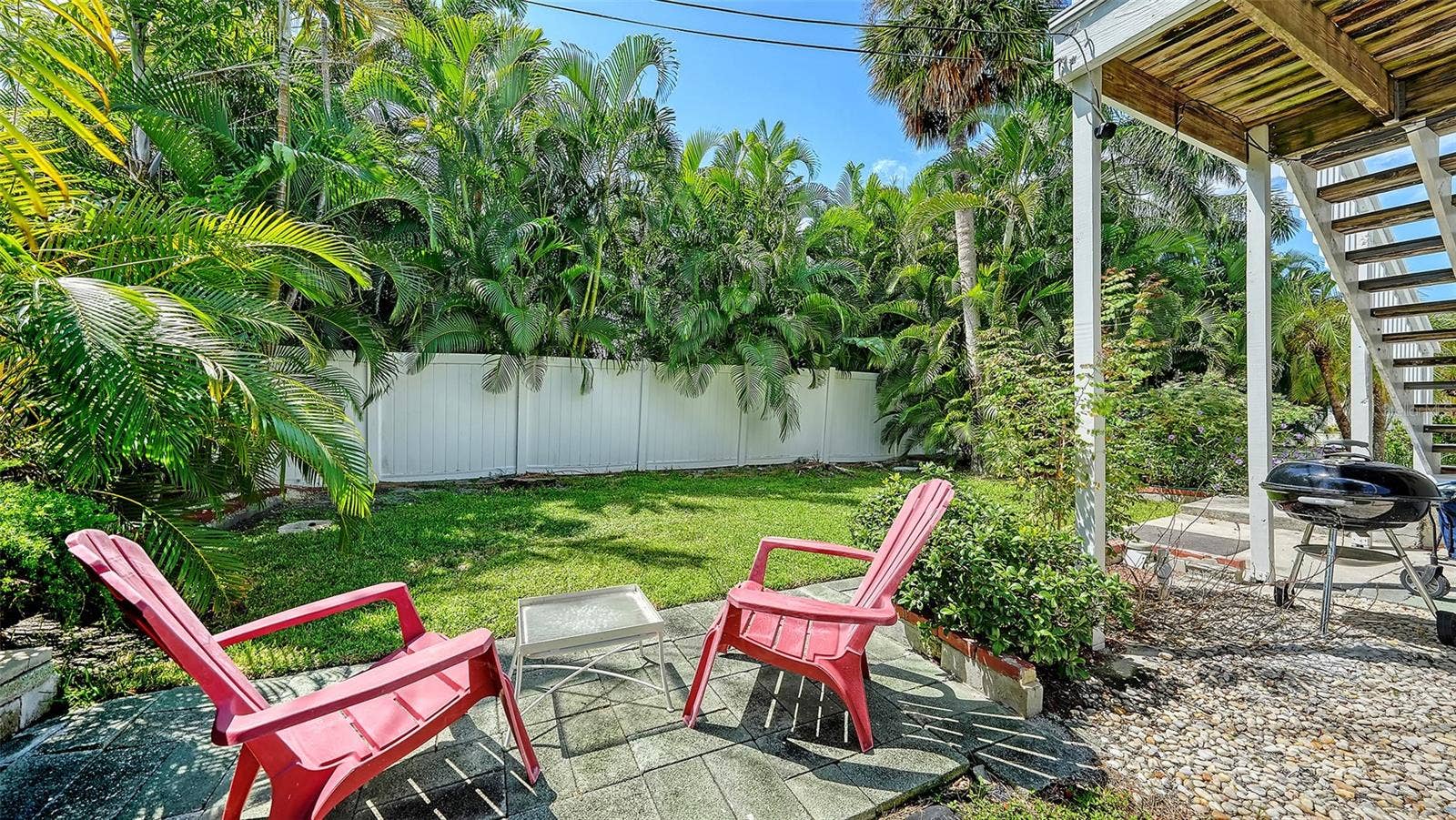 7406 MARINA DRIVE, #A and B, Holmes Beach, FL 34217 Backyard