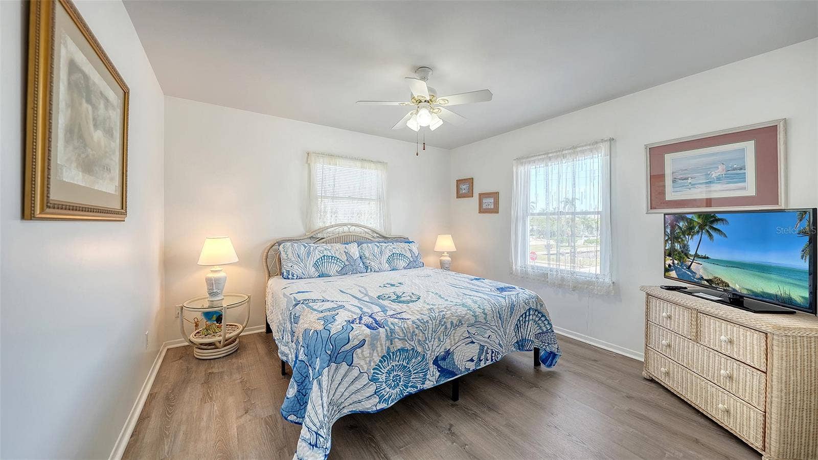 7406 MARINA DRIVE, #A and B, Holmes Beach, FL 34217 Bedroom #1 Apt B