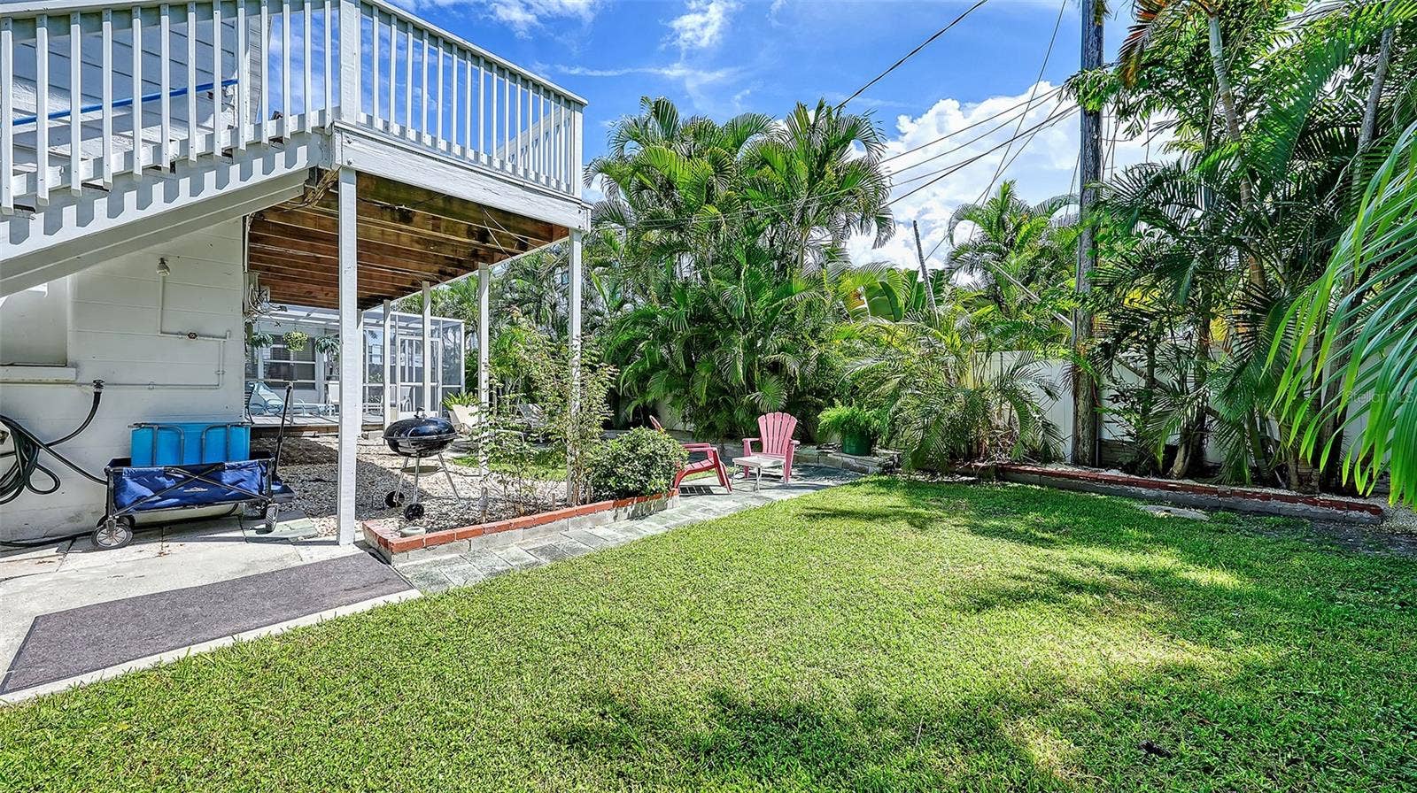 7406 MARINA DRIVE, #A and B, Holmes Beach, FL 34217 Backyard