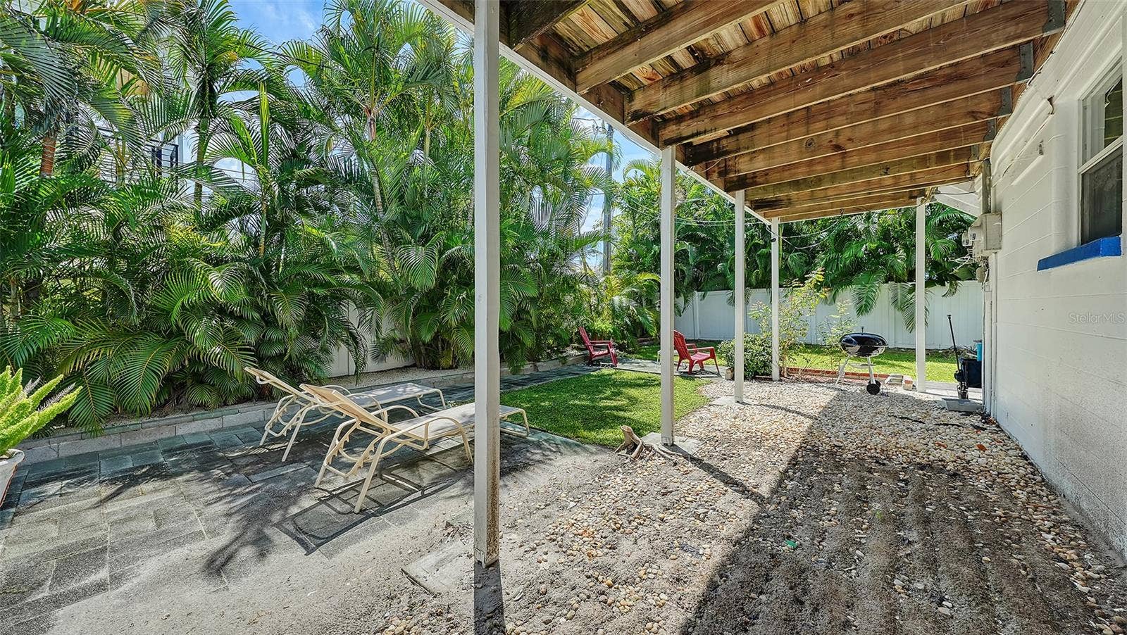 7406 MARINA DRIVE, #A and B, Holmes Beach, FL 34217 Backyard