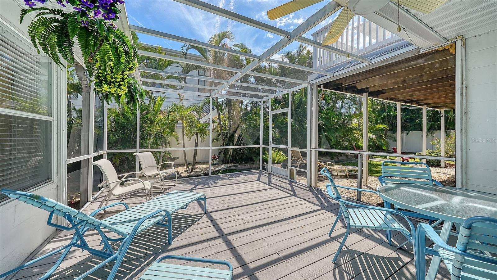 7406 MARINA DRIVE, #A and B, Holmes Beach, FL 34217 Screened patio Apt A