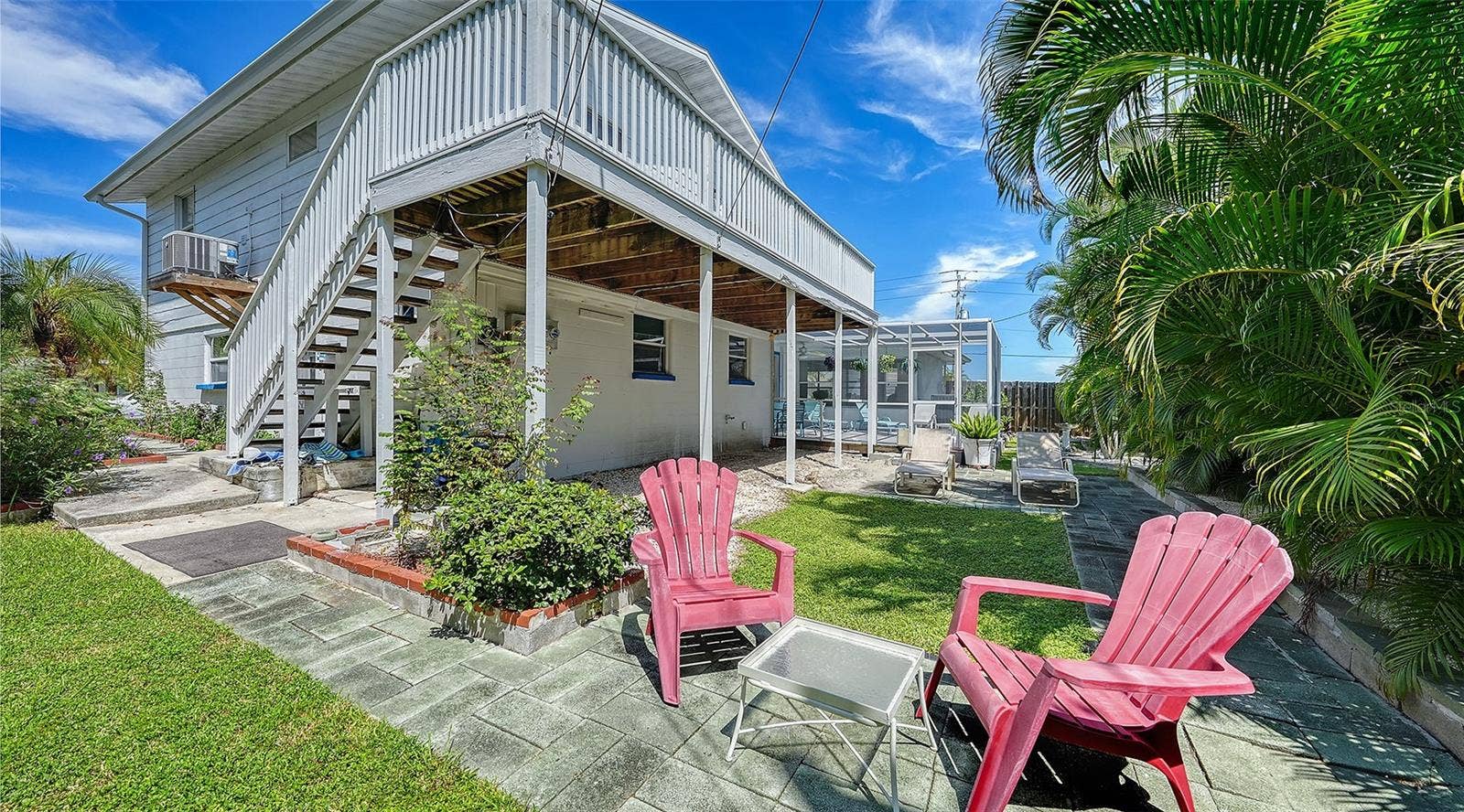 7406 MARINA DRIVE, #A and B, Holmes Beach, FL 34217 Backyard