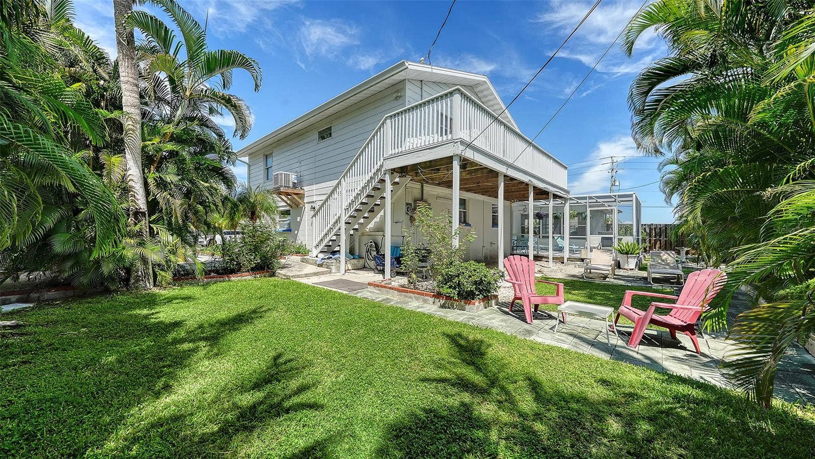 7406 MARINA DRIVE, #A and B, Holmes Beach, FL 34217 Backyard