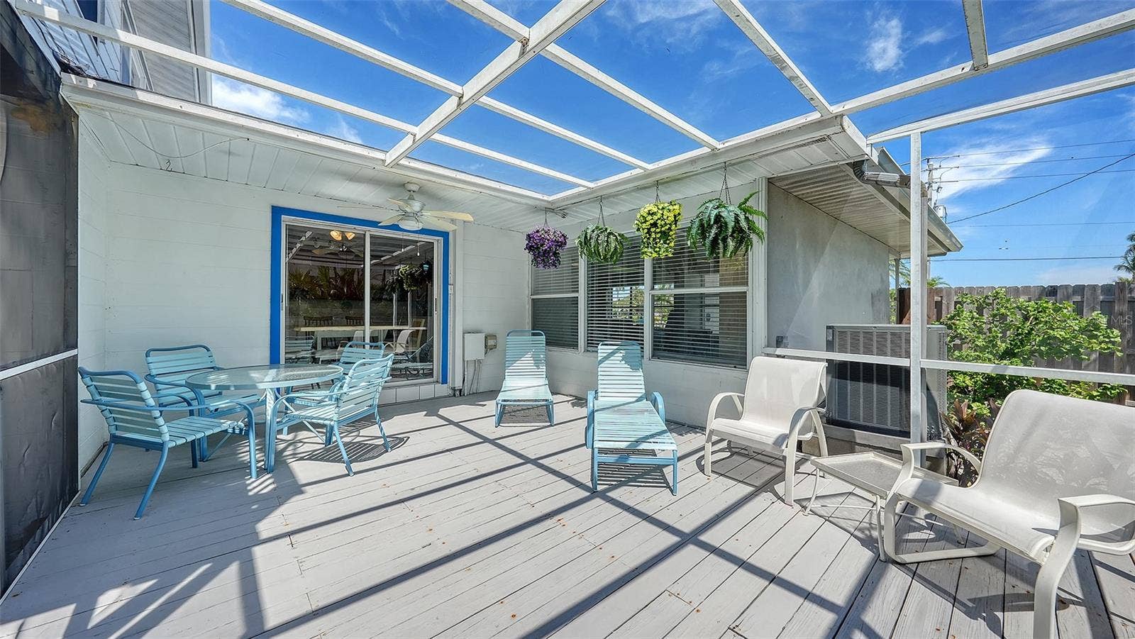 7406 MARINA DRIVE, #A and B, Holmes Beach, FL 34217 Screened patio Apt A