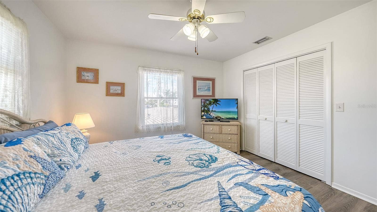7406 MARINA DRIVE, #A and B, Holmes Beach, FL 34217 Bedroom #1 Apt B