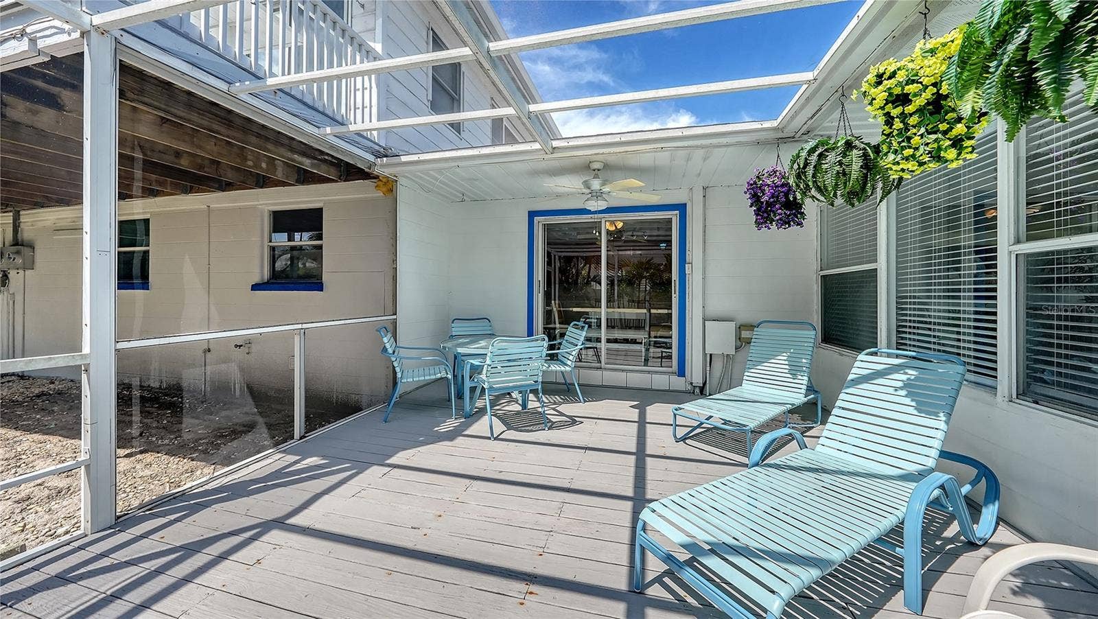 7406 MARINA DRIVE, #A and B, Holmes Beach, FL 34217 Screened patio Apt A