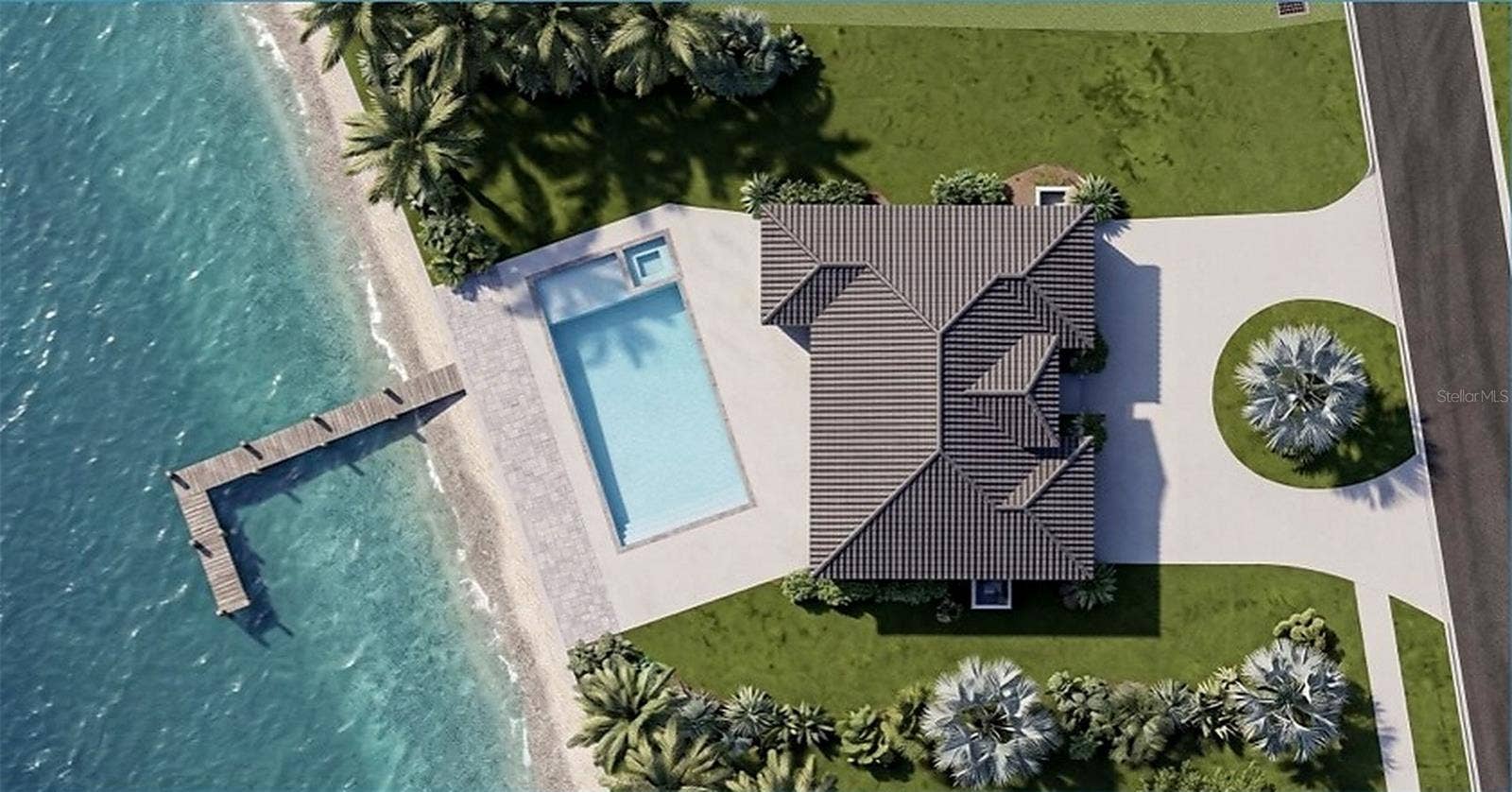 2308 PALMA SOLA BOULEVARD, Bradenton, FL 34209 Arial Image Artist Rendering