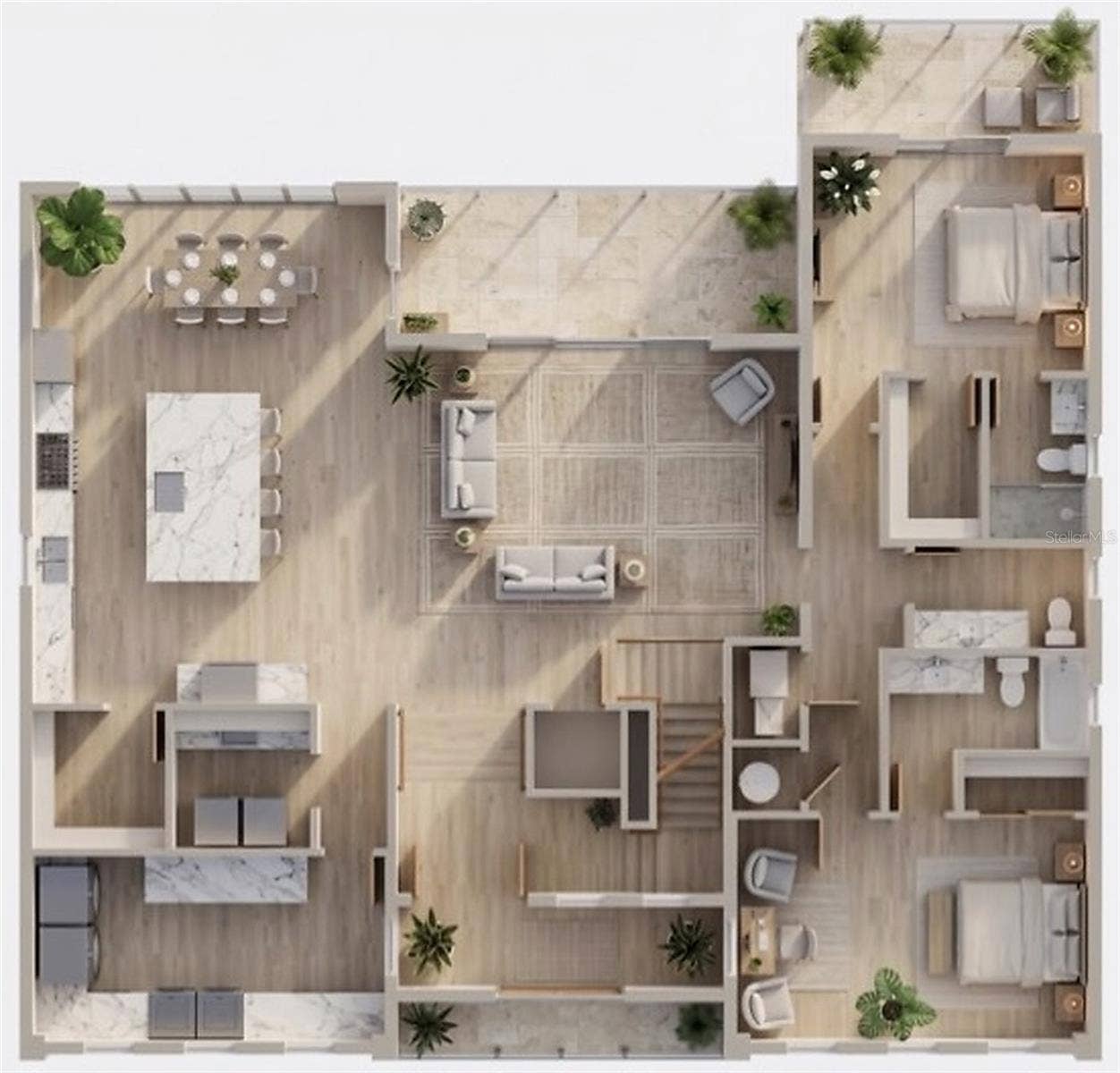 2308 PALMA SOLA BOULEVARD, Bradenton, FL 34209 First Floor Artist Rendering