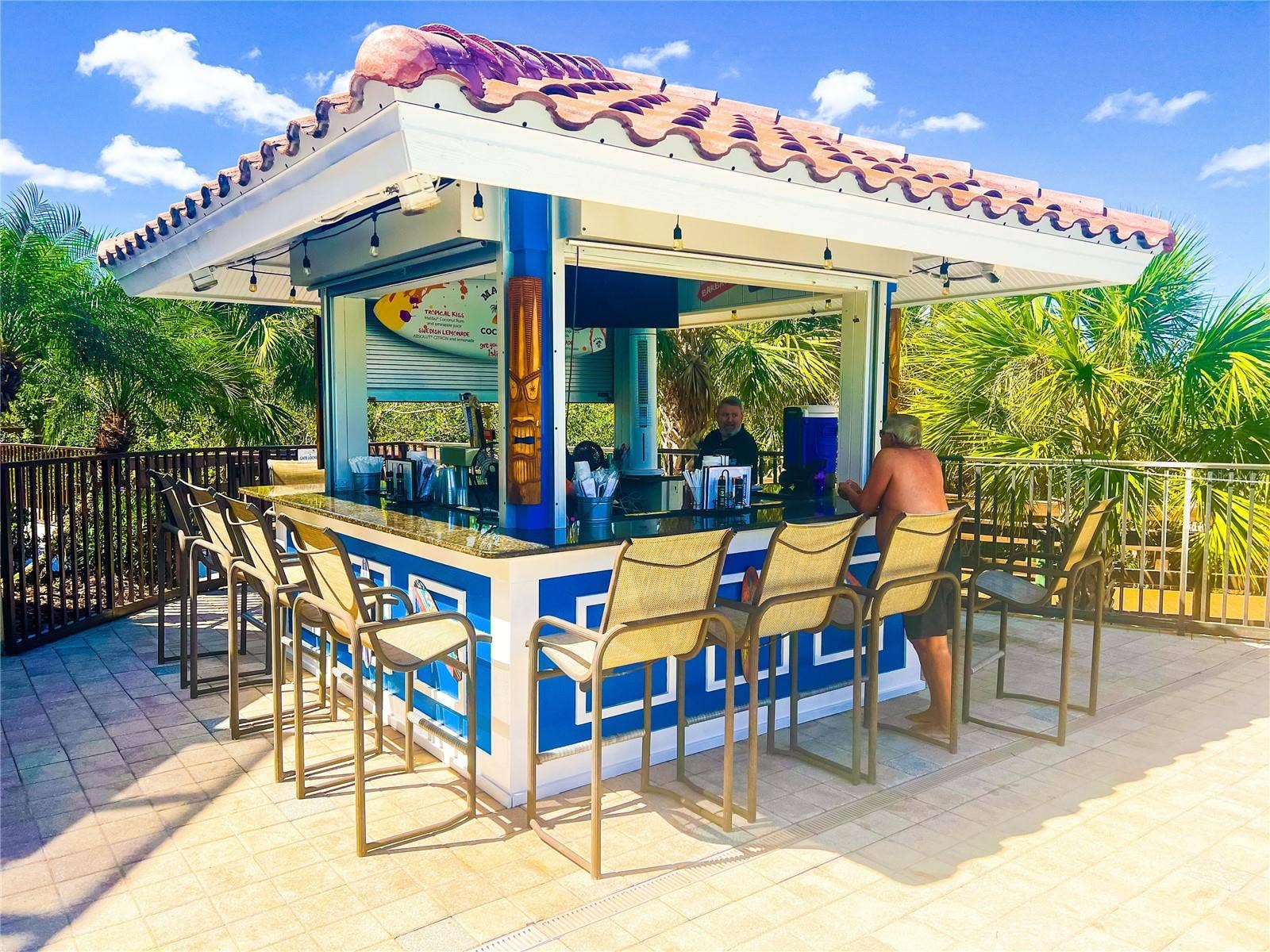 9616 TURNING LEAF TERRACE, Bradenton, FL 34212 Cabana Bar pool side