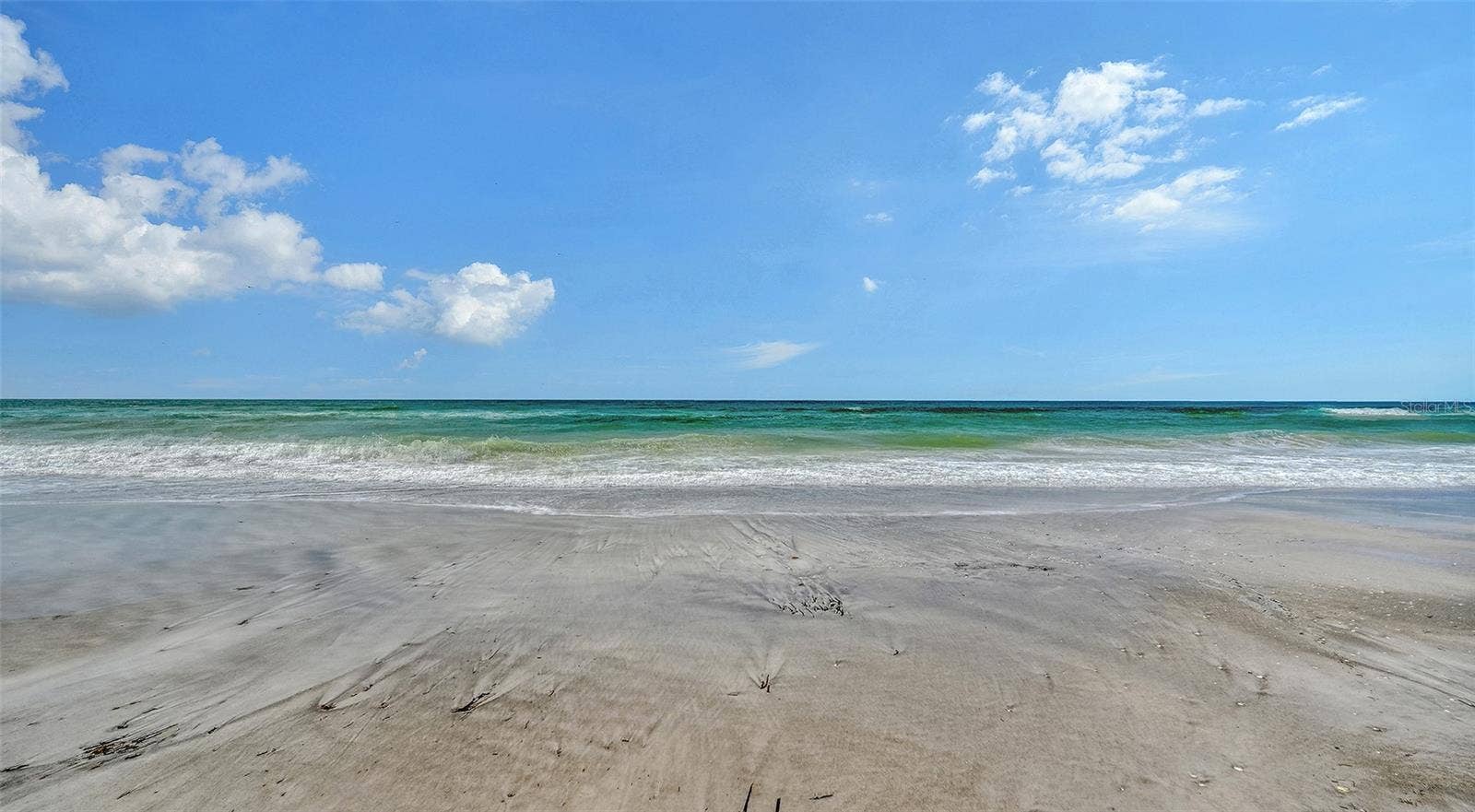 The beach across the street.