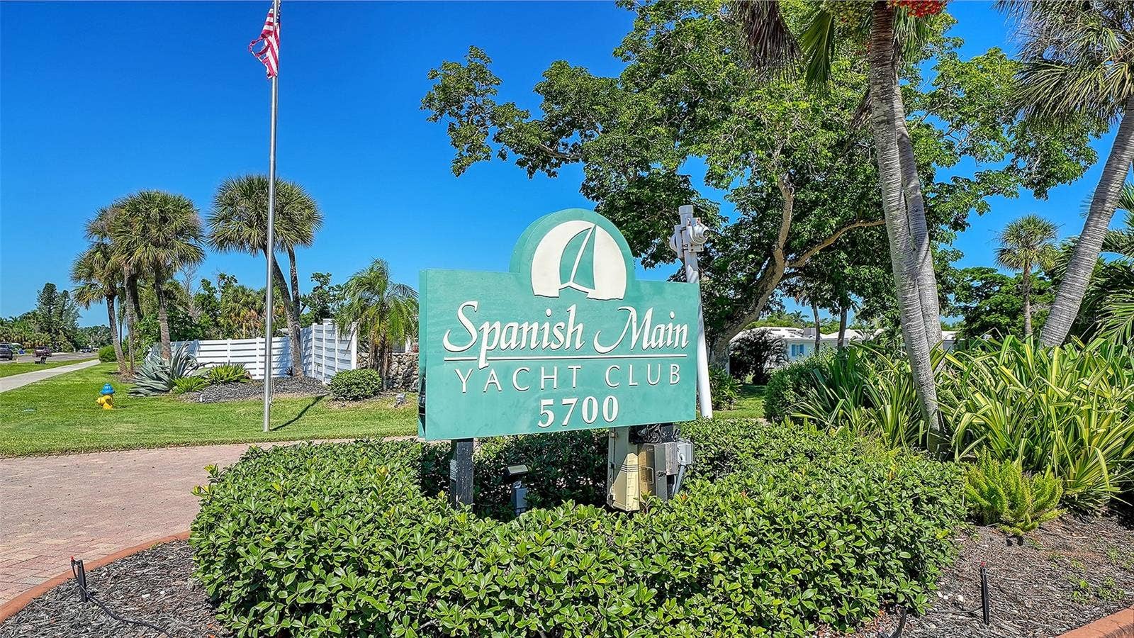 Spanish Main Entry Marquee.