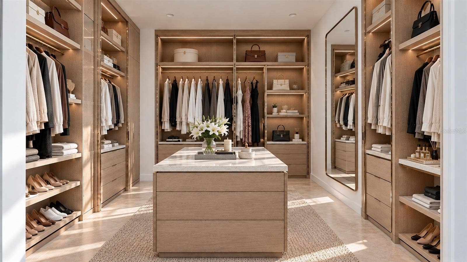 2100 MCCLELLAN PARKWAY, Sarasota, FL 34239 There is a His & Hers closet. Includes virtual staging.