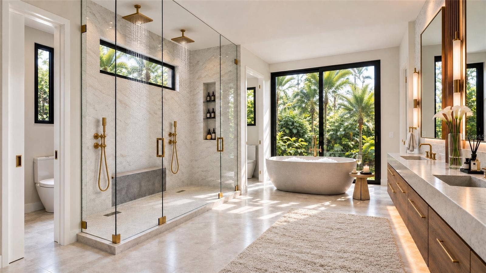 2100 MCCLELLAN PARKWAY, Sarasota, FL 34239 Primary bathroom. Includes virtual staging.