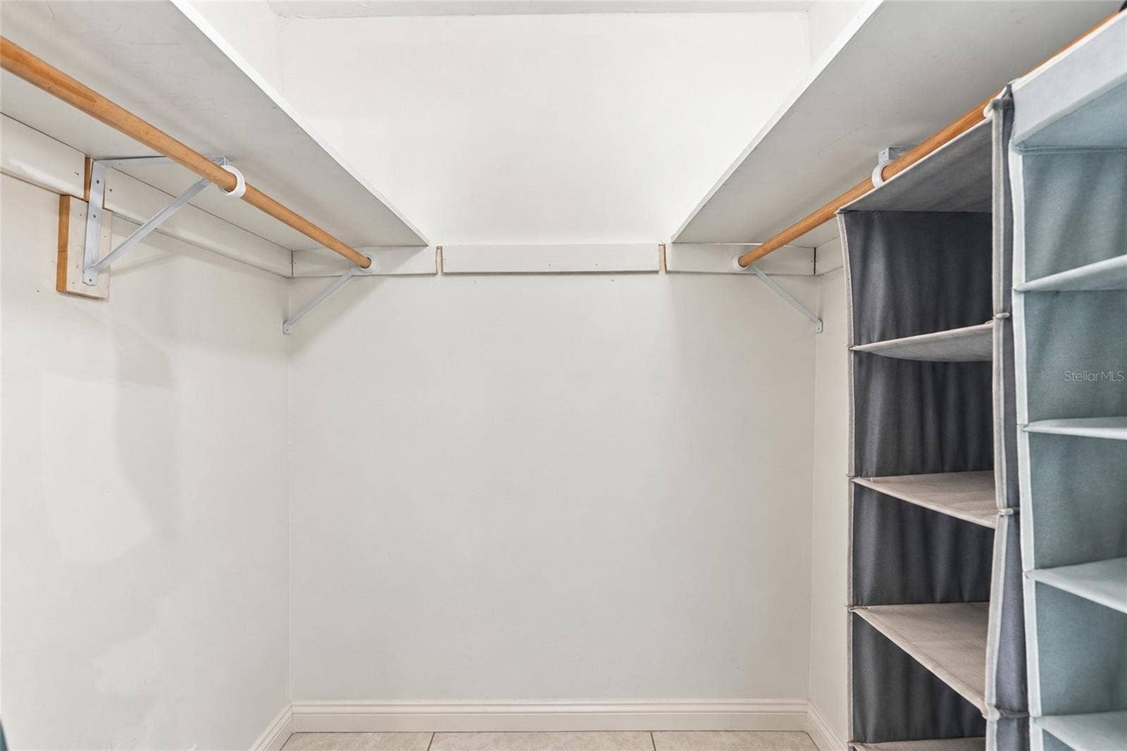 Spacious Walk-In Closet in the Primary Bedroom for Convenient Storage