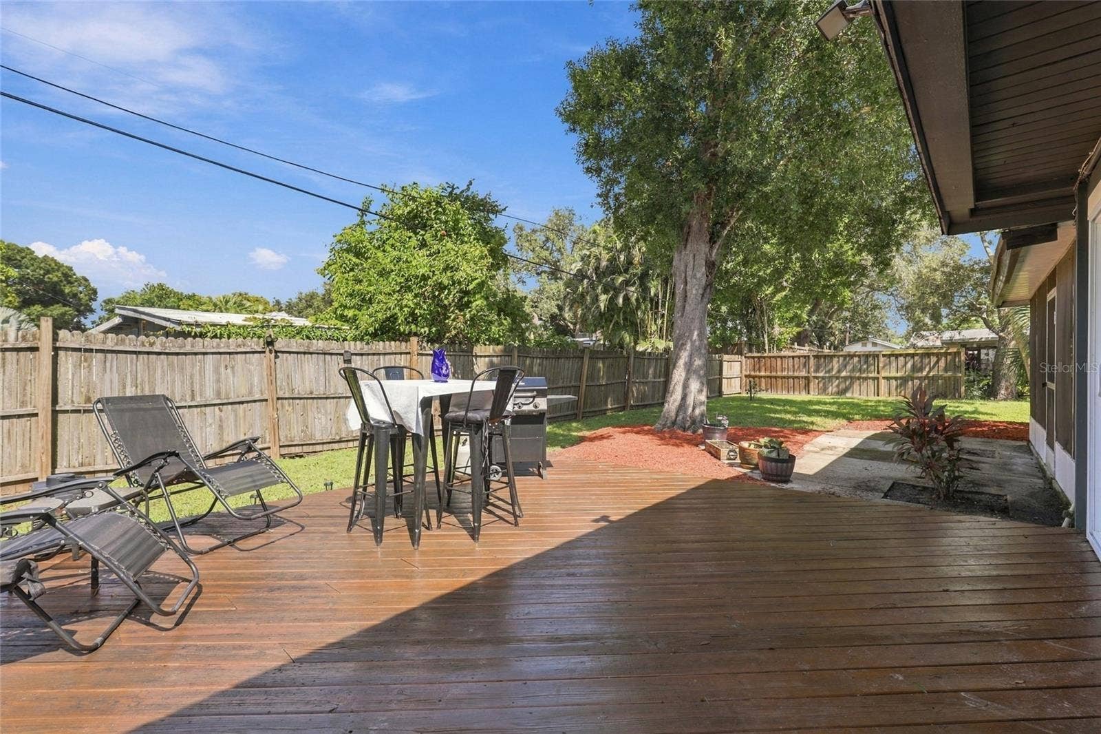 Perfect Outdoor Space for Entertaining Guests or Relaxing in Comfort