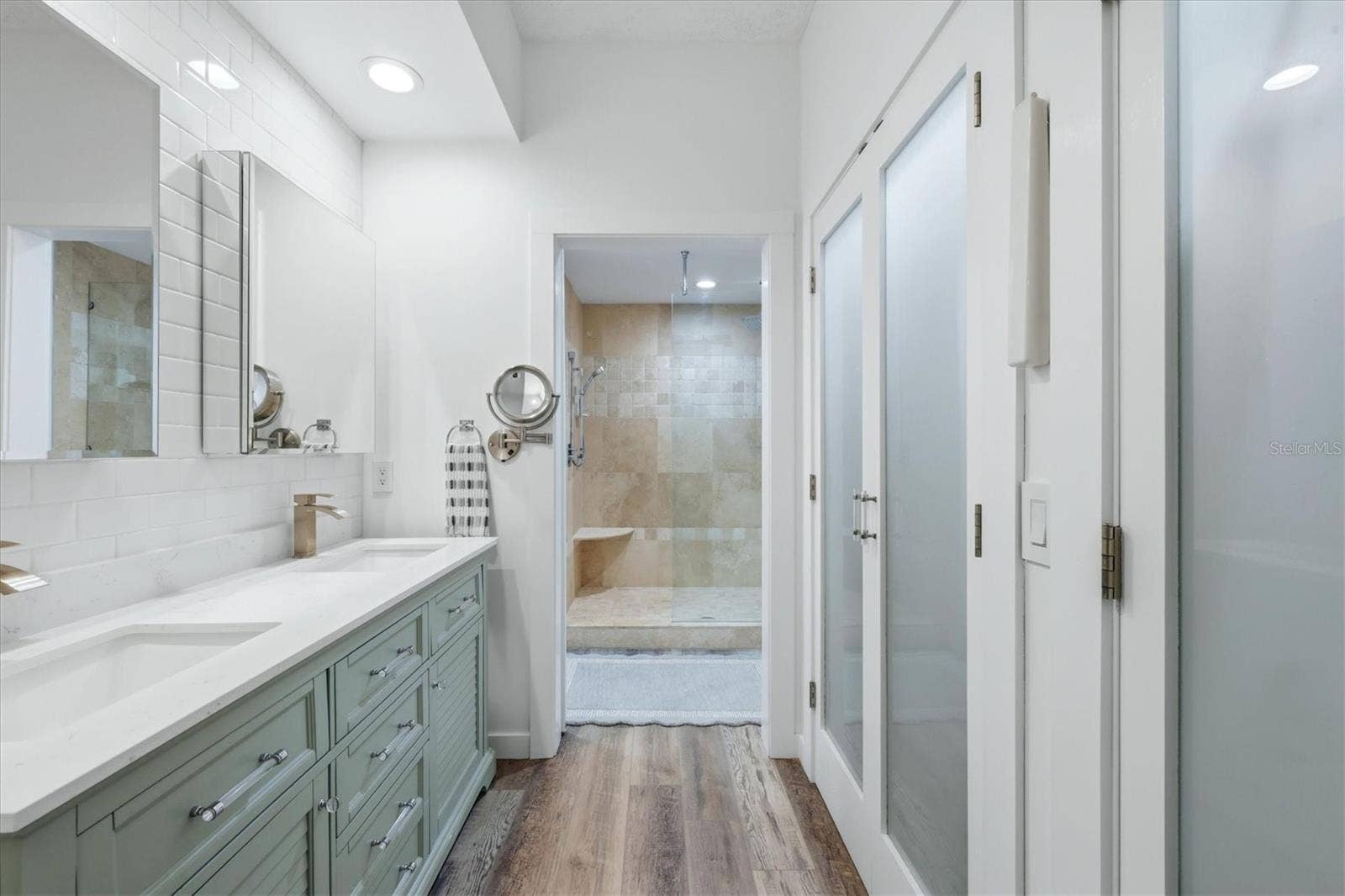 615 DREAM ISLAND PLACE, #212, Longboat Key, FL 34228 Primary Bathroom with tons of closet space