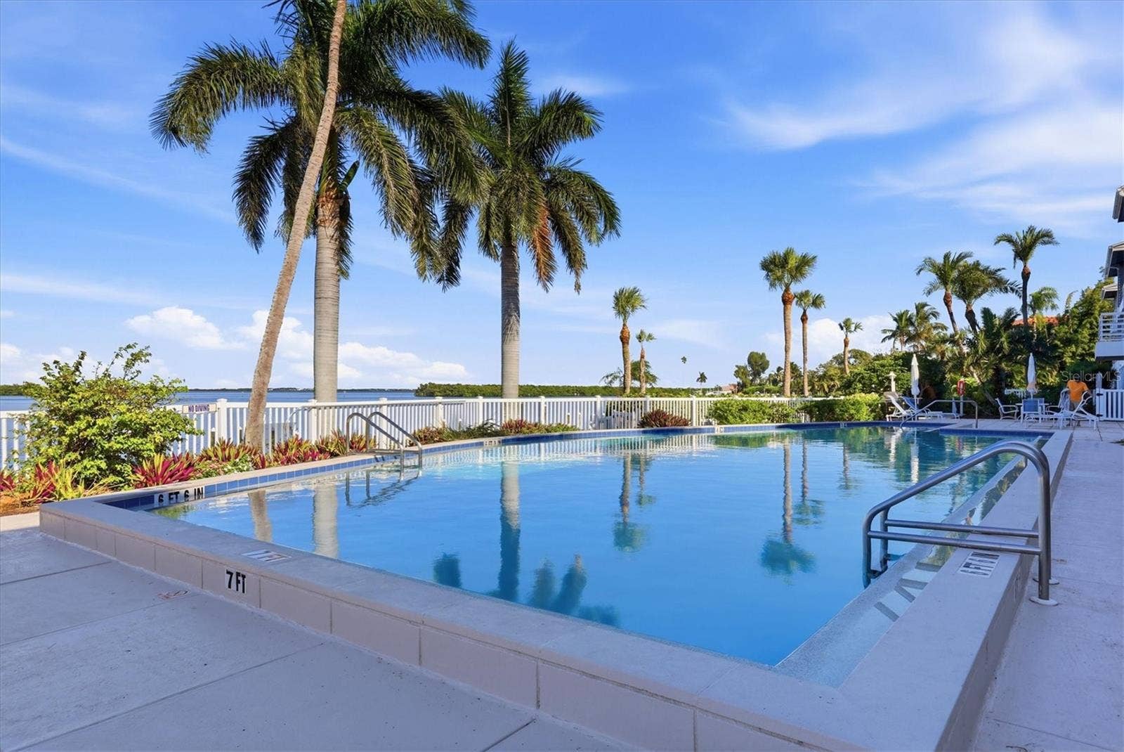 615 DREAM ISLAND PLACE, #212, Longboat Key, FL 34228 Community Pool on Sarasota Bay