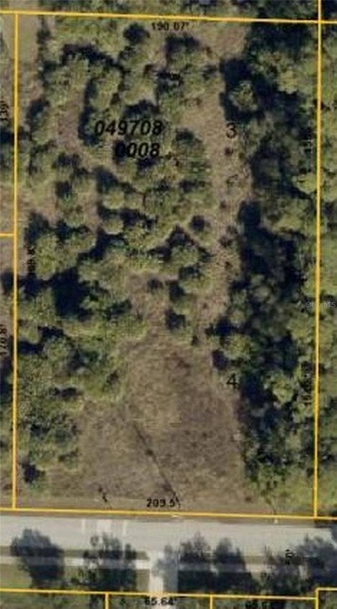 . W WENTWORTH STREET, Englewood, FL 34223 Aerial View of Wentworth Lot