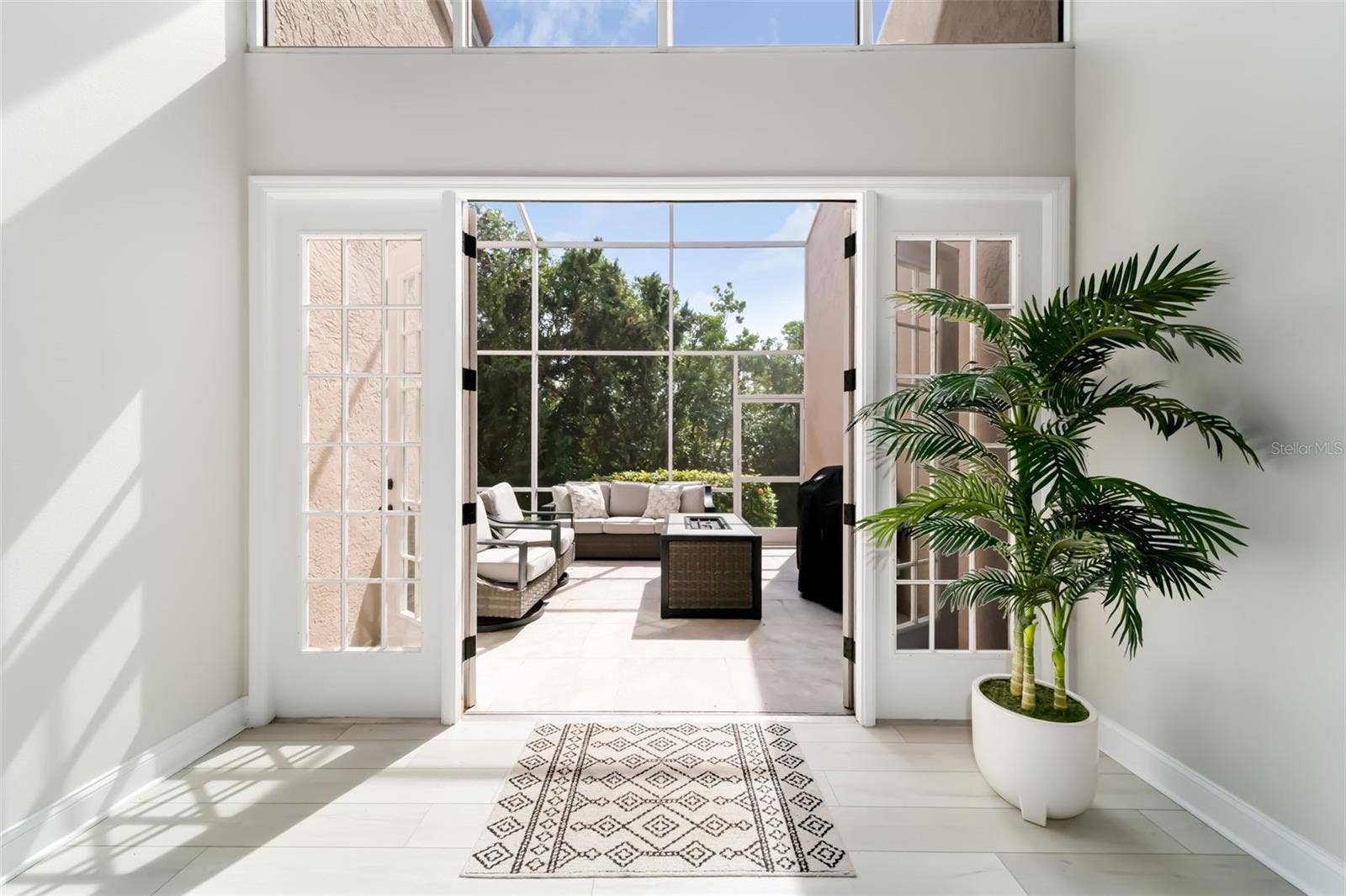 1703 STARLING DRIVE, #1703, Sarasota, FL 34231 Entry to Patio