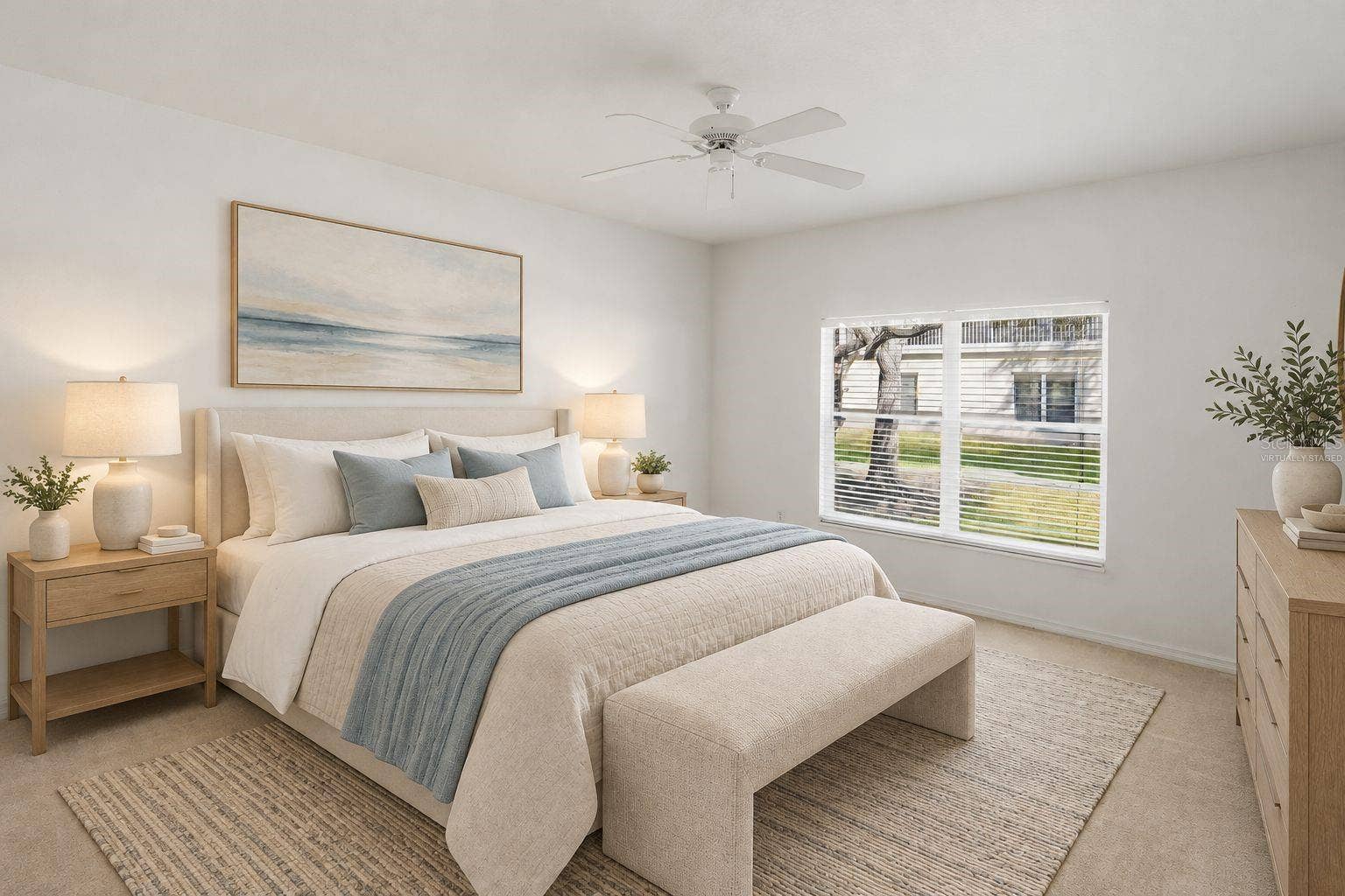 7133 CEDAR HOLLOW CIRCLE, #22-102, Bradenton, FL 34203 Virtually Staged - Master Bedroom