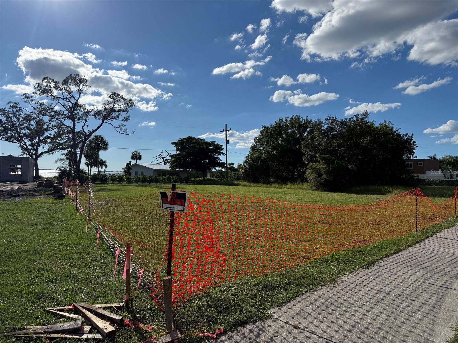 Property line (south side)