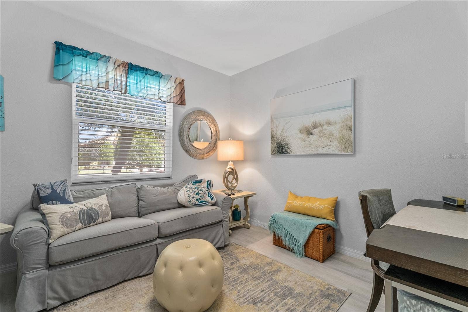7122 MARSH VIEW TERRACE, Bradenton, FL 34212 Bedroom 1 being used as an den/pullout couch