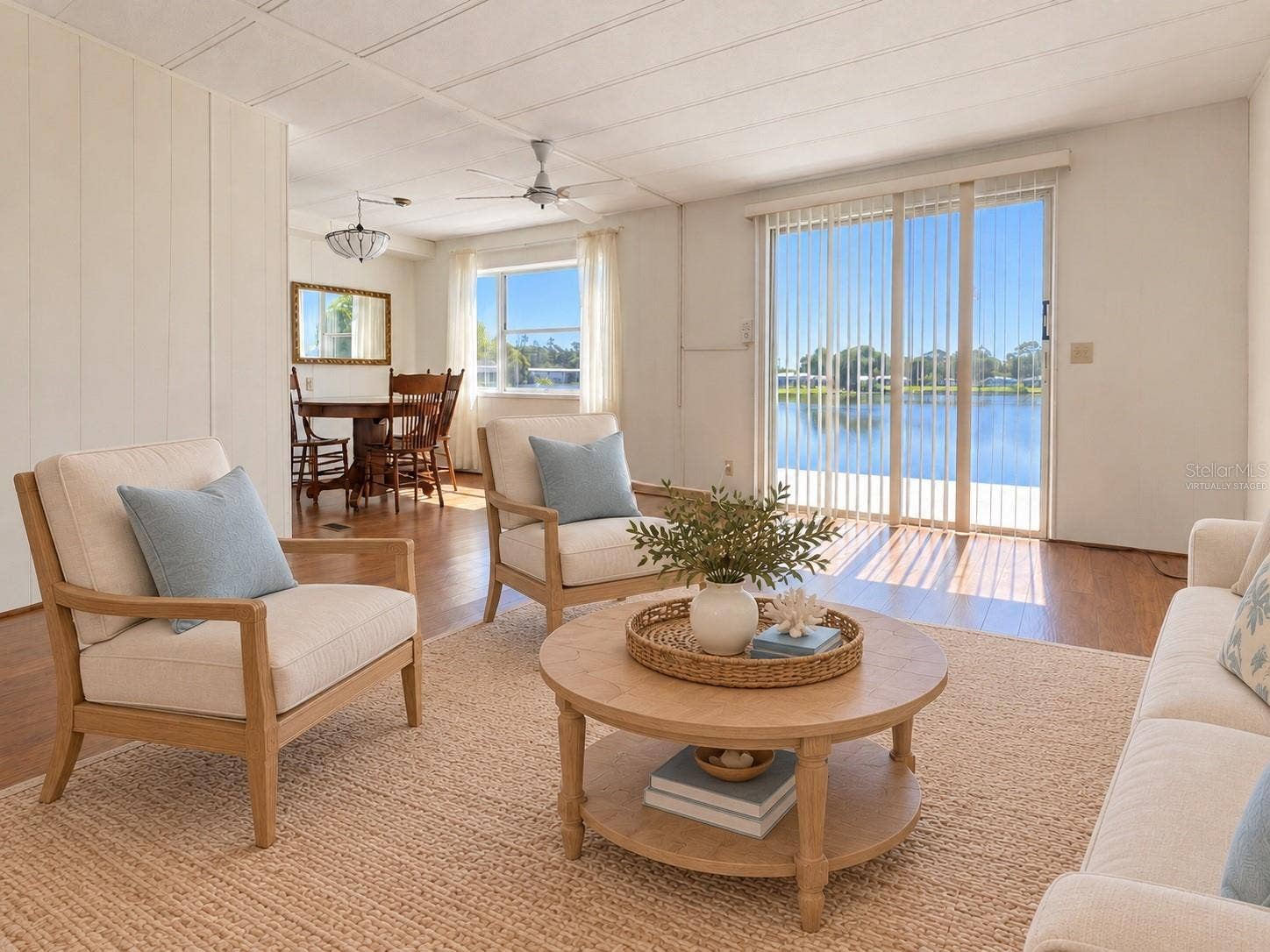 Living Room virtually staged.