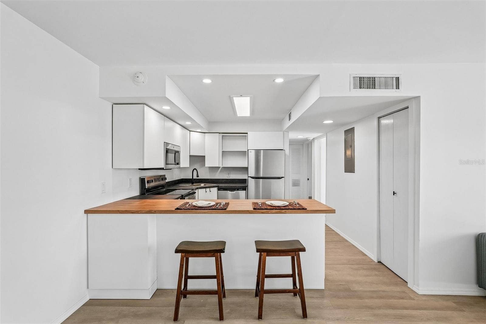 Remodeled kitchen