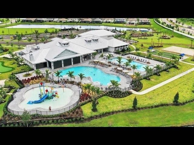 15251 SUNNY DAY DRIVE, Bradenton, FL 34211 Aerial clubhouse