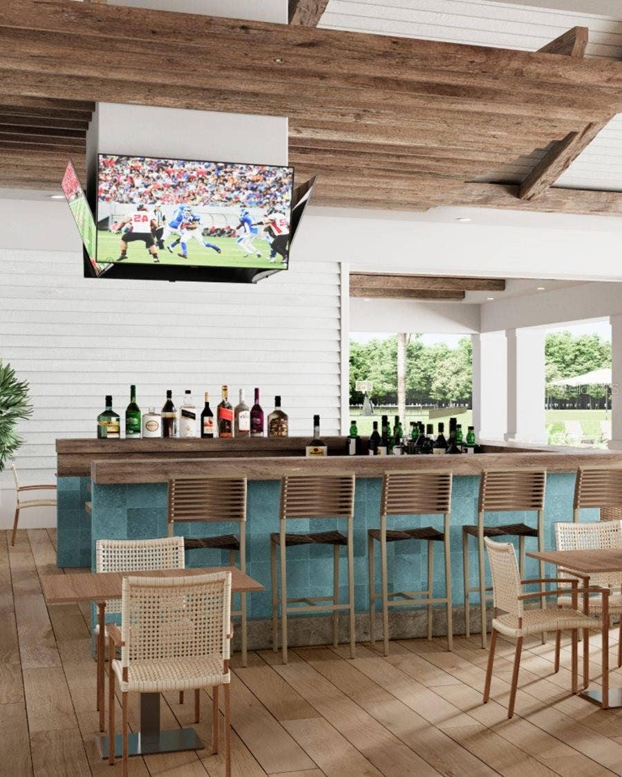 15251 SUNNY DAY DRIVE, Bradenton, FL 34211 Poolside bar