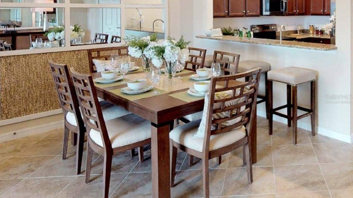 15251 SUNNY DAY DRIVE, Bradenton, FL 34211 Dining Area - Virtually staged