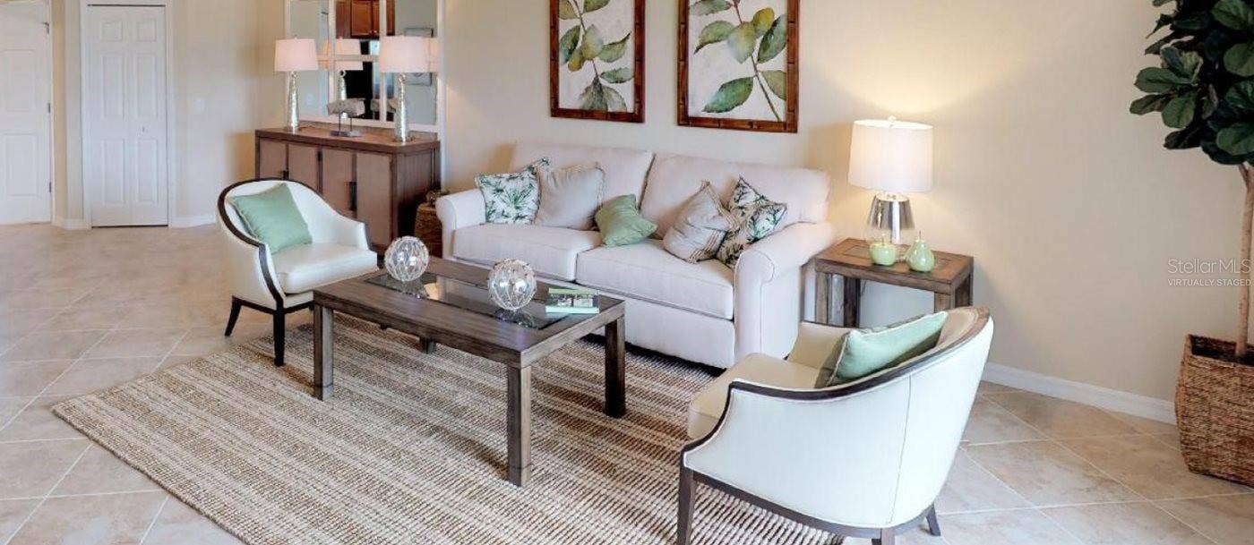 15251 SUNNY DAY DRIVE, Bradenton, FL 34211 Living Room - Virtually staged