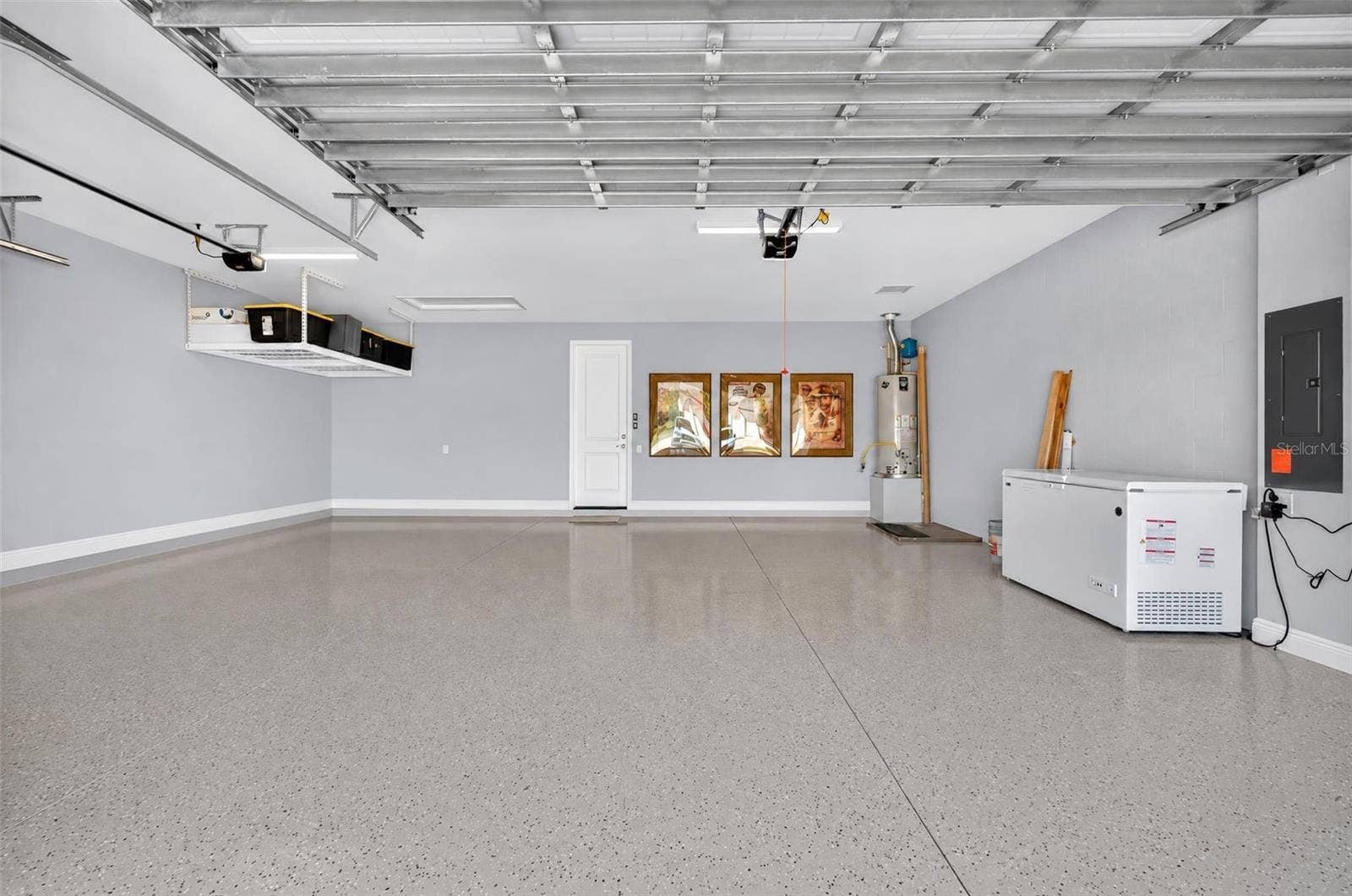 12214 GOLDENROD AVENUE, Bradenton, FL 34212 3 car garage with epoxy and overhead storage