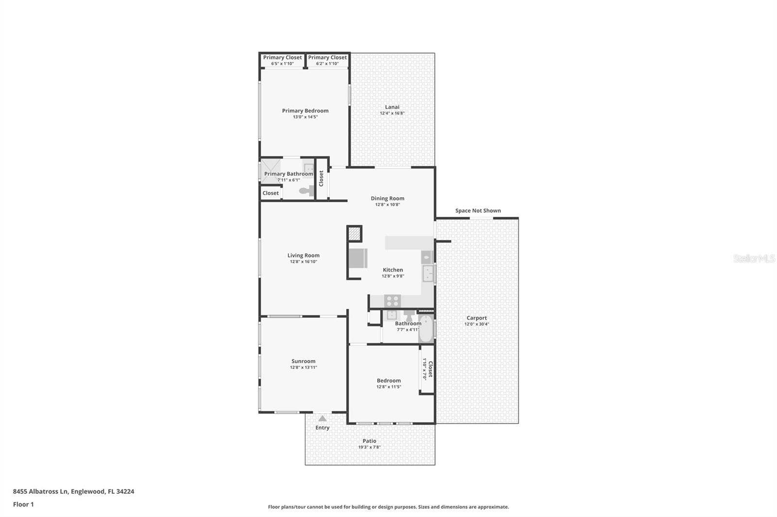 8455 ALBATROSS LANE, Englewood, FL 34224 Floor Plan